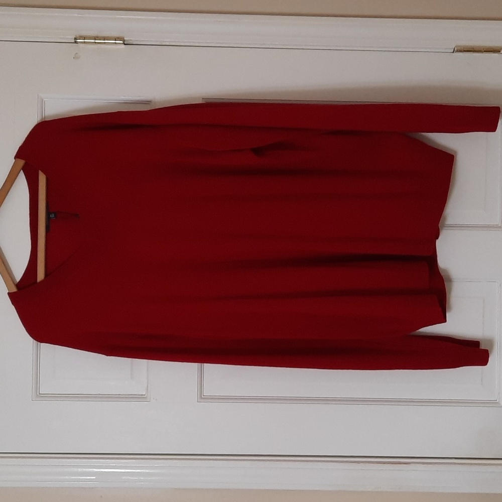 NWT HART SCHAFFNER MARX DEEP RED SWEATER SZ 2XT